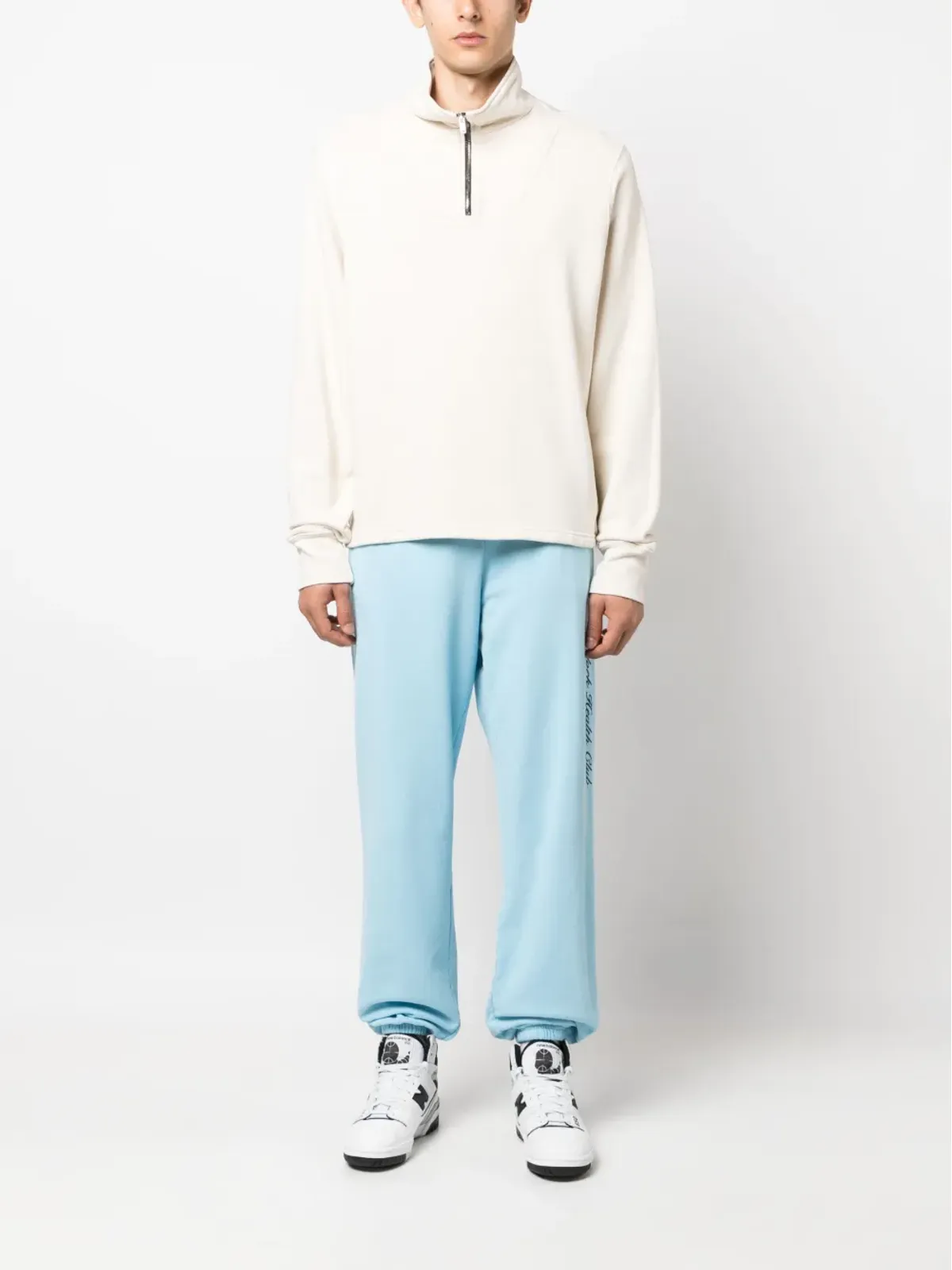 Sporty & Rich ロゴプリント コットン トラックパンツ - 画像2