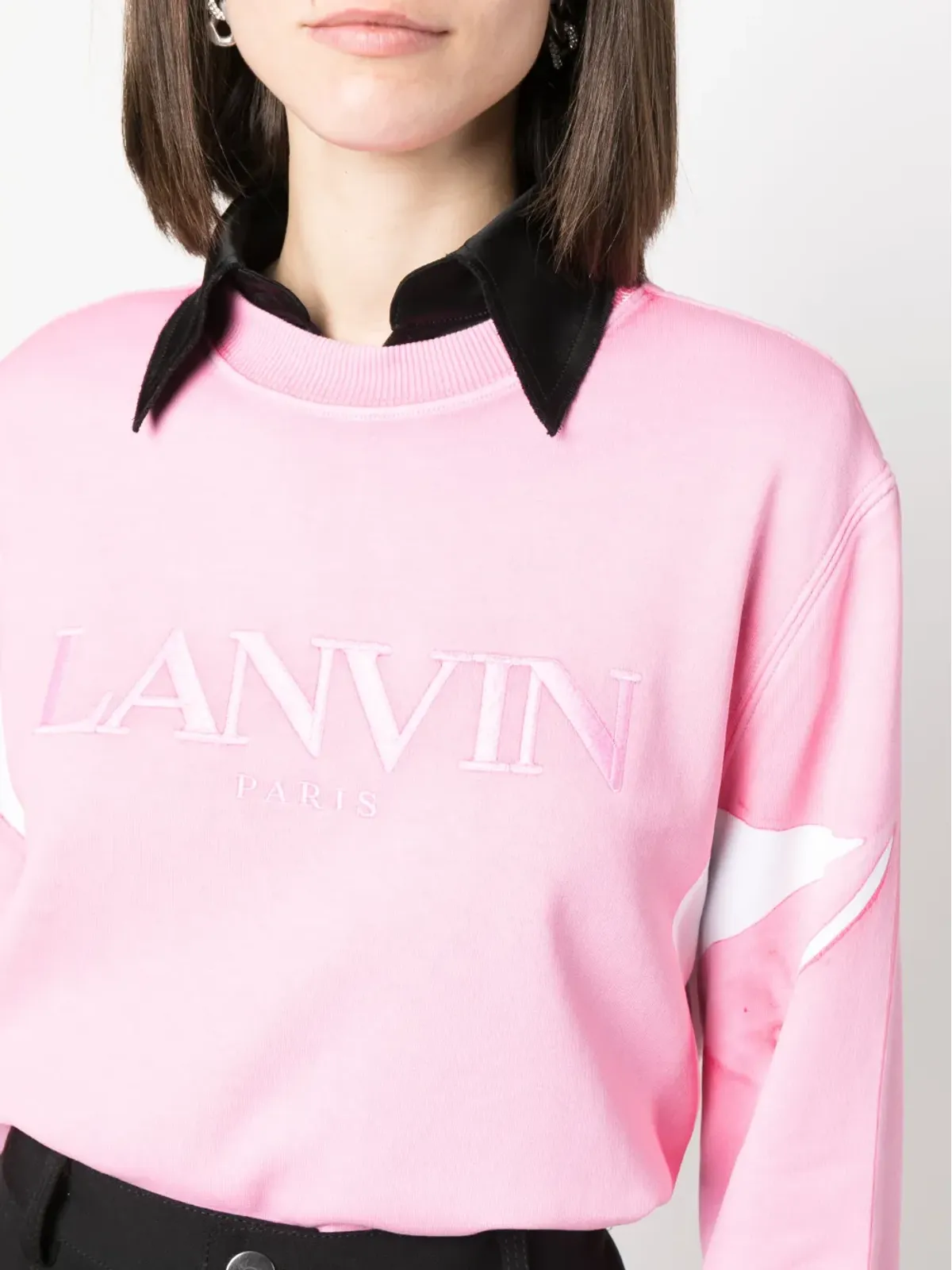 Lanvin エンブロイダード ロゴ クルーネック スウェットシャツ - 画像5