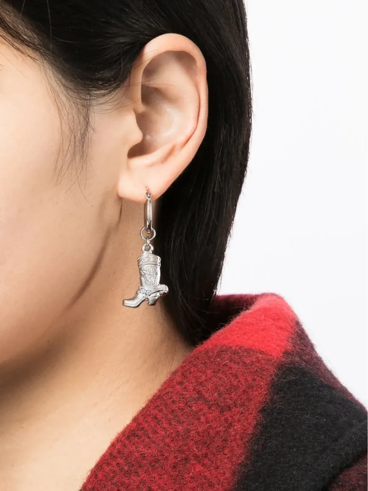 Marni ステートメントペンダント ブラス ピアス - シルバー - 画像2