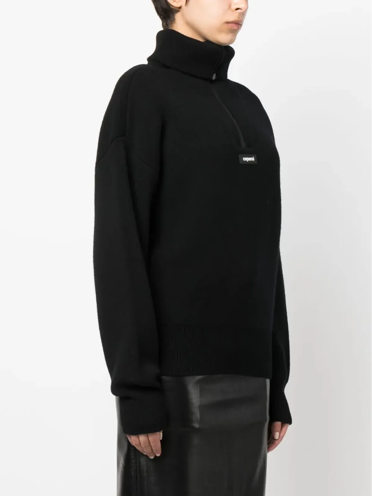 Coperni ロゴパッチ ハーフジップ ジャンパー - 画像3