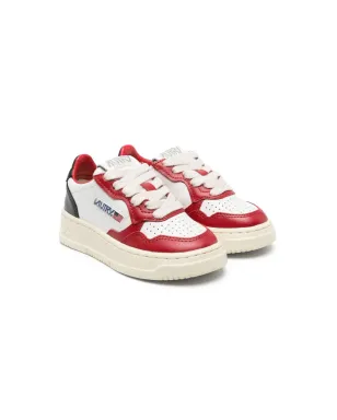 Autry Kids Medalist low-top leather sneakers - White - サムネイル1
