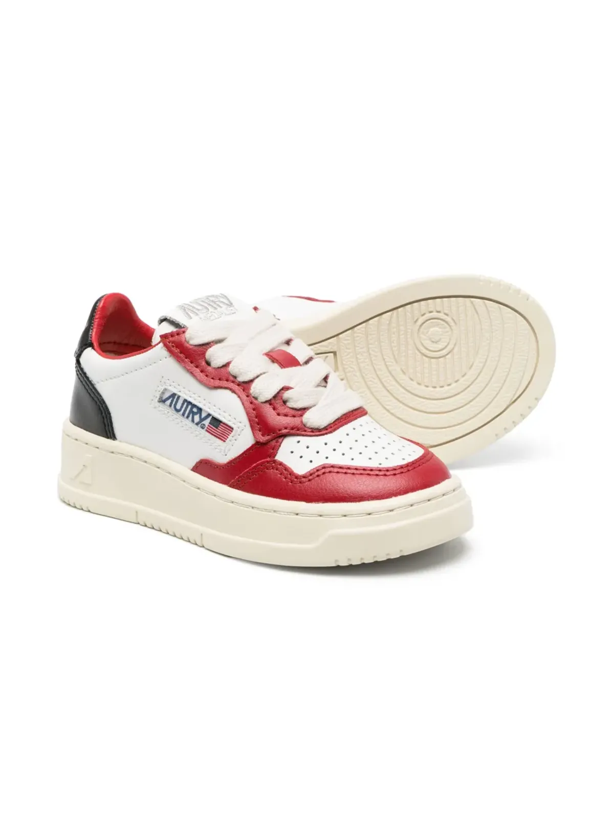 Autry Kids Medalist low-top leather sneakers - White - 画像2