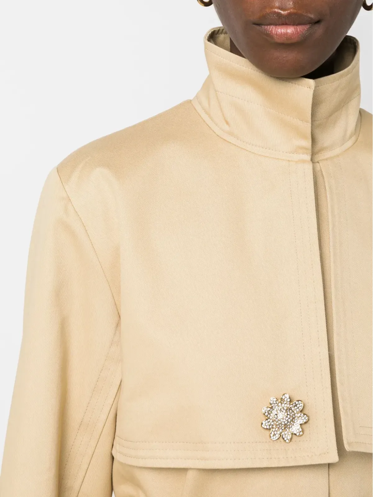 DESTREE Rudolf belted trench coat - Neutrals - 画像5