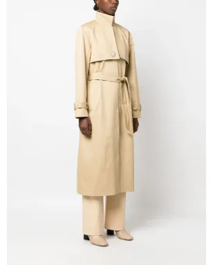 DESTREE Rudolf belted trench coat - Neutrals - サムネイル3