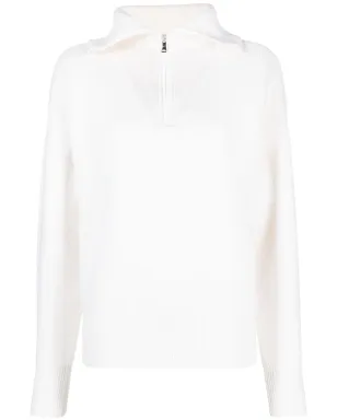 Coperni ウール混紡 ハーフジップジャンパー - White - サムネイル1