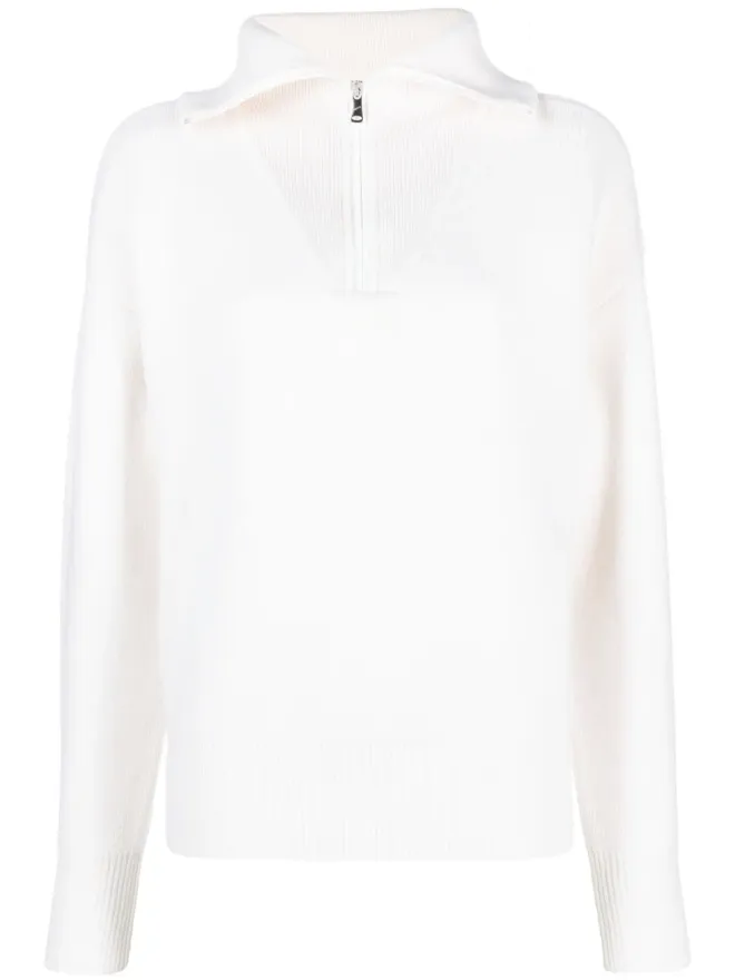 Coperni Coperni ウール混紡 ハーフジップジャンパー - Whiteの商品画像
