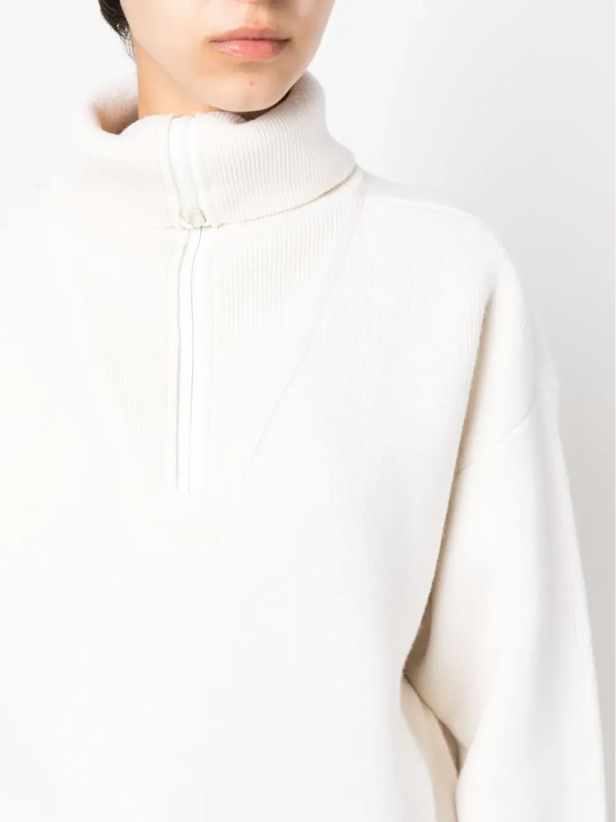 Coperni ウール混紡 ハーフジップジャンパー - White - 画像5