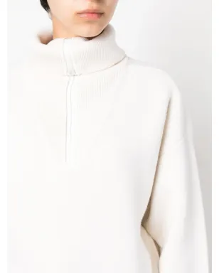 Coperni ウール混紡 ハーフジップジャンパー - White - サムネイル5