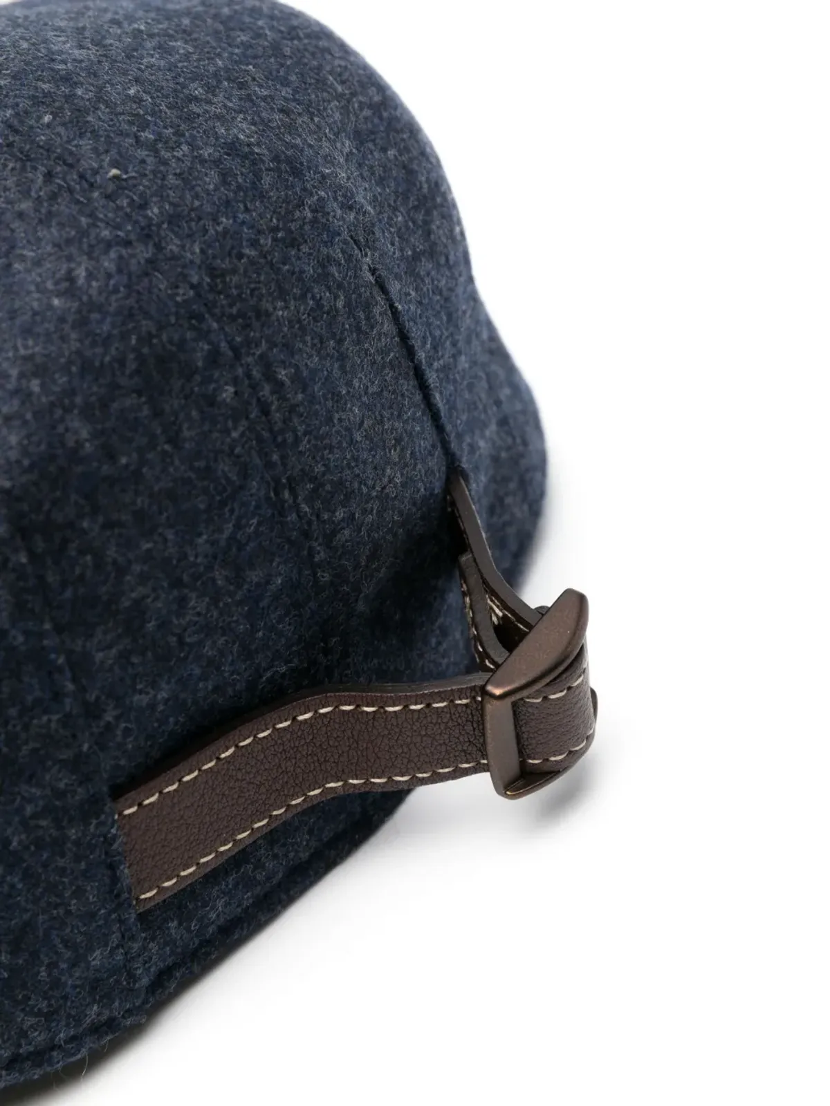 Brunello Cucinelli ロゴ刺繍 フラットキャップ - 画像2