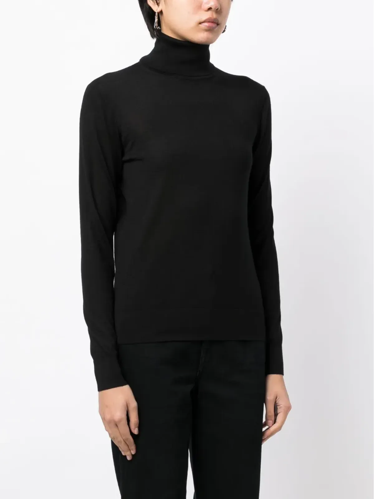 Ralph Lauren Collection ロールネック カシミヤ ジャンパー - 画像3