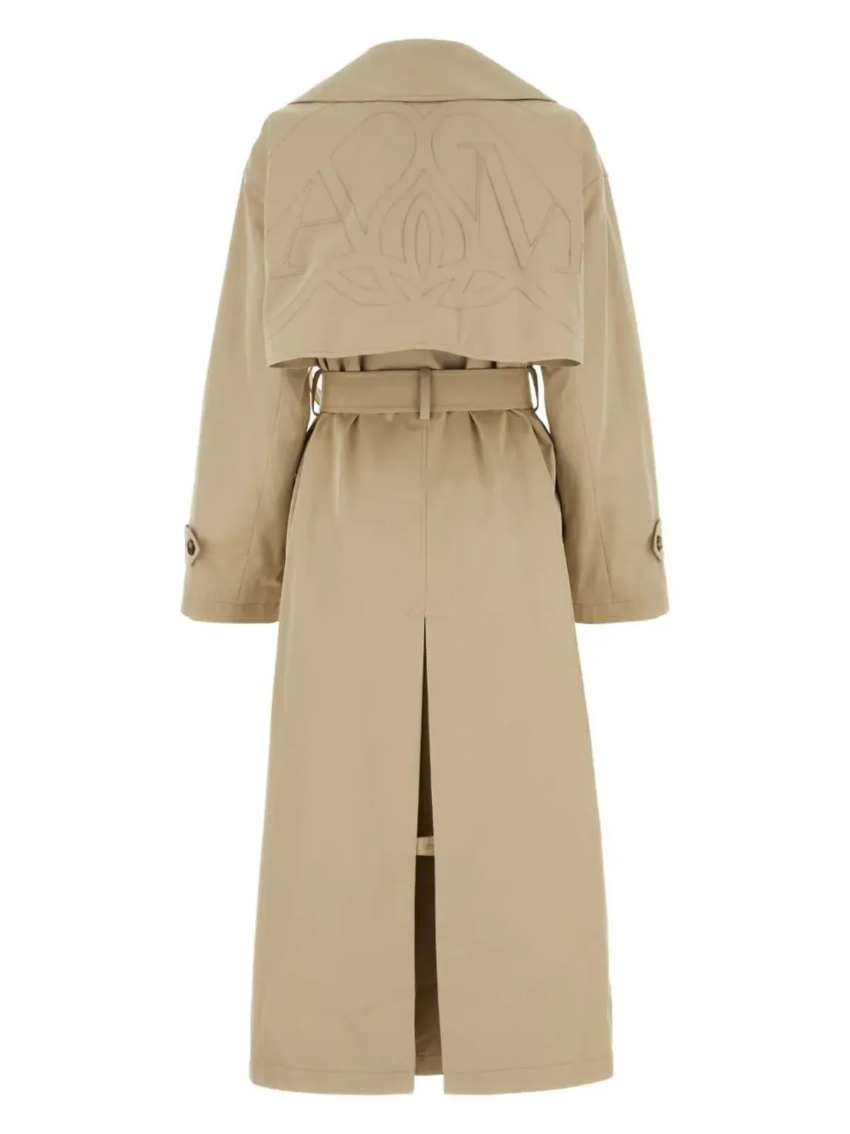 Alexander McQueen コクーンスリーブ ベルテッド トレンチコート - 画像2