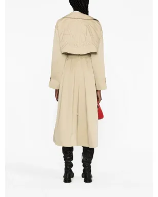 Alexander McQueen コクーンスリーブ ベルテッド トレンチコート - サムネイル4