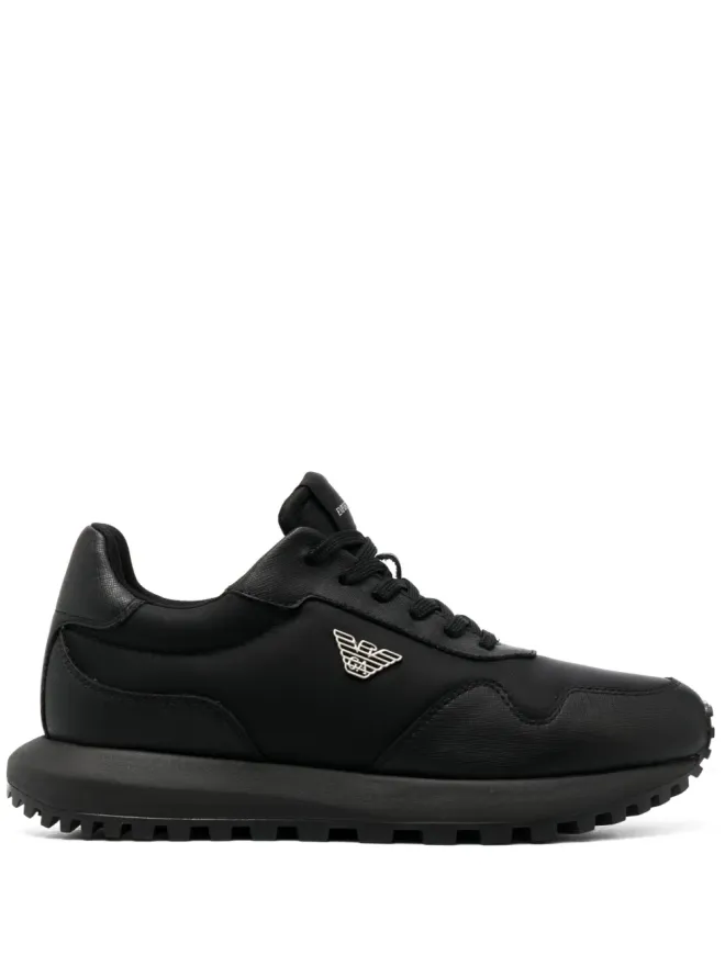 Emporio Armani Emporio Armani ロゴチャーム レースアップスニーカーの商品画像