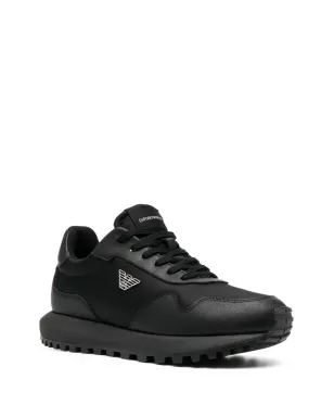 Emporio Armani ロゴチャーム レースアップスニーカー - サムネイル2