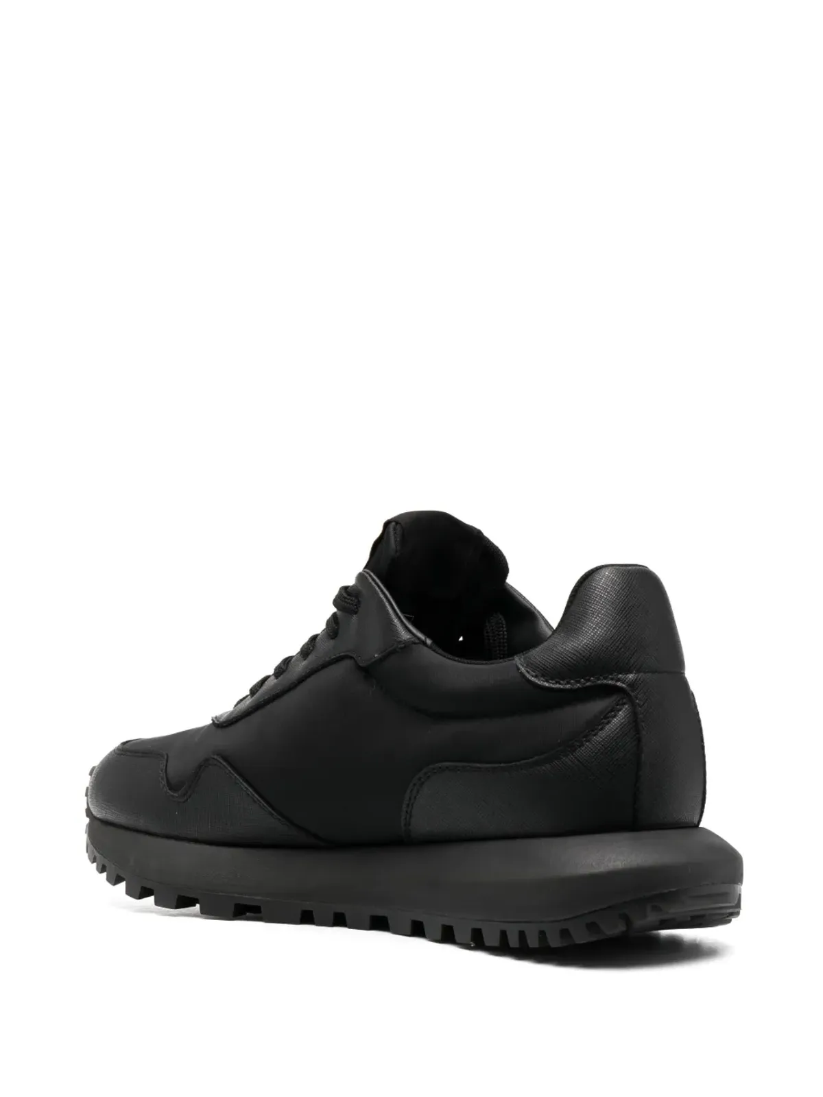 Emporio Armani ロゴチャーム レースアップスニーカー - 画像3