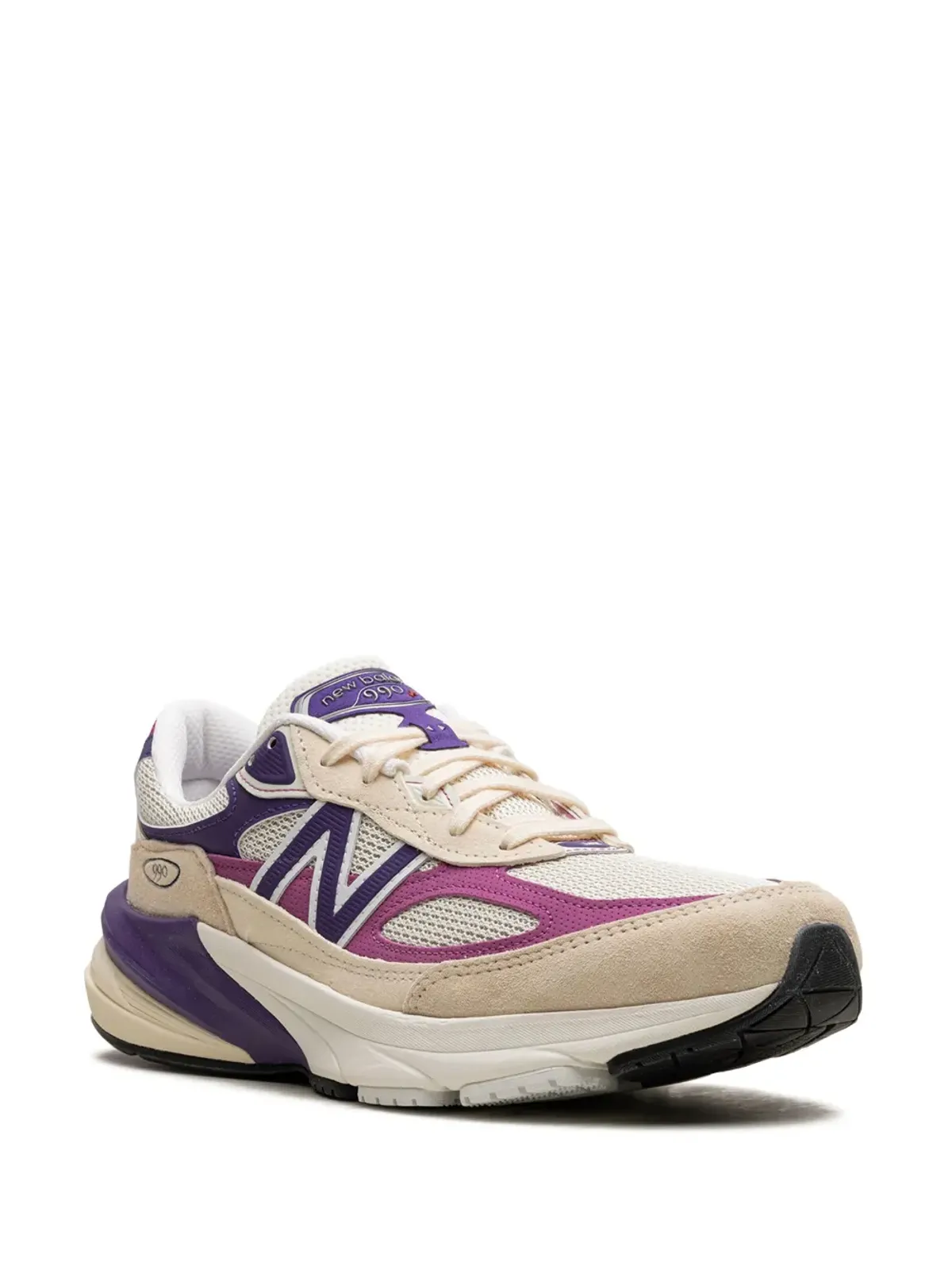 New Balance 990v6 Made in USA Macadamia Nut Magenta スニーカー - 画像2