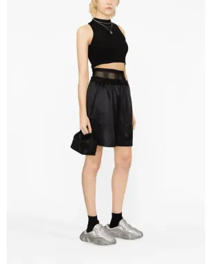 Alexander Wang レイヤードシルク・シャルムーズ ボクサーショーツ - サムネイル4