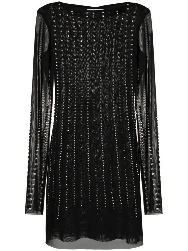 Patrizia Pepe Patrizia Pepe クリスタルビジュー ミニドレスの商品画像