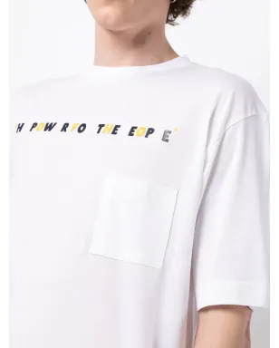 The Power For The People ロゴプリント オーガニックコットン Tシャツ - サムネイル5