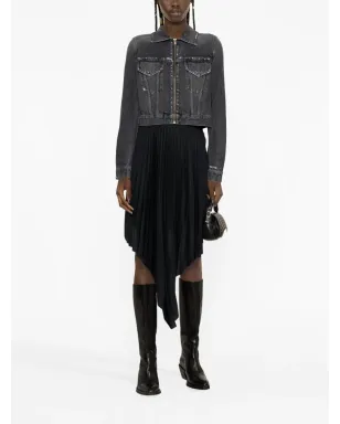 Givenchy ヴィンテージ風ダメージ加工ジップ付きデニムジャケット - サムネイル2