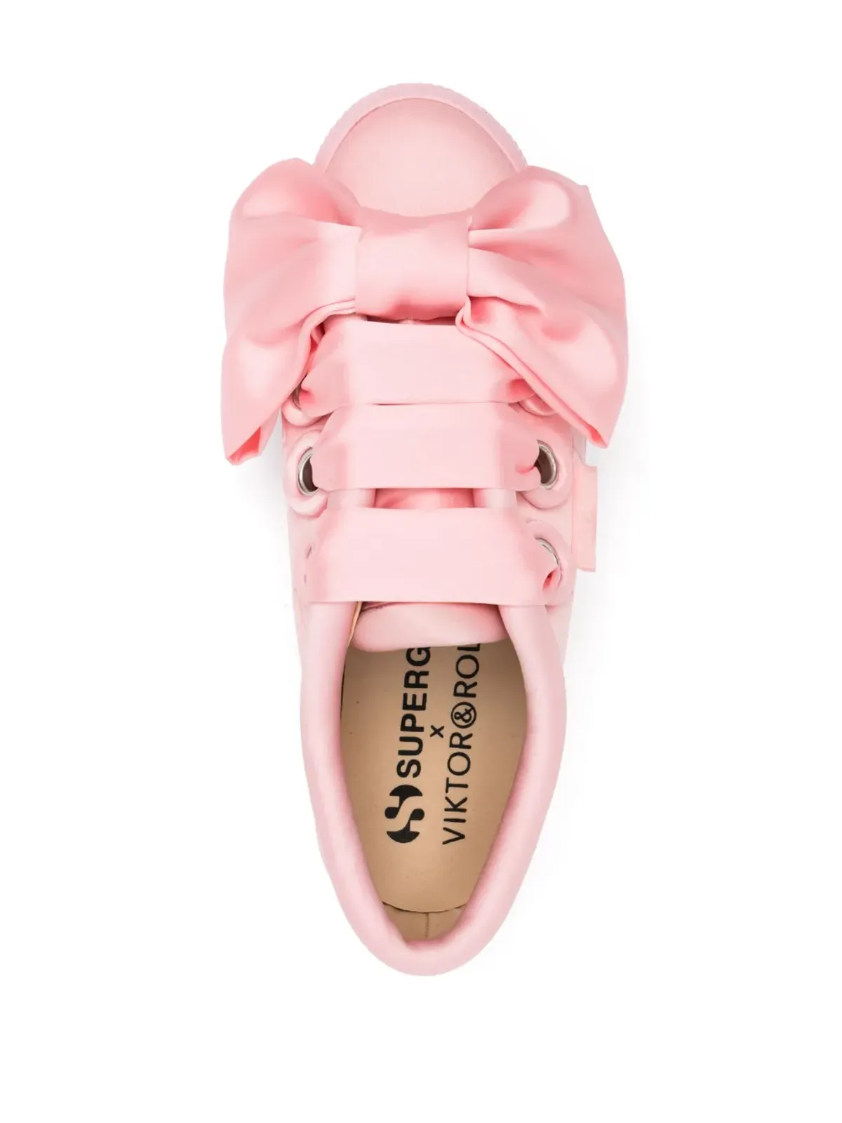 Viktor & Rolf x Superga ボウディテール スニーカー ピンク - 画像4