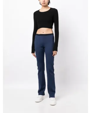 Ralph Lauren Collection ロゴ入りウエストバンド ローライズ トラックパンツ - サムネイル2
