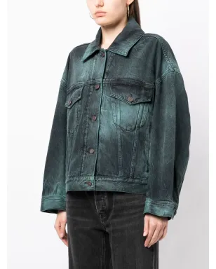 Stella McCartney デニムジャケット タイダイ オーバーサイズ - サムネイル3