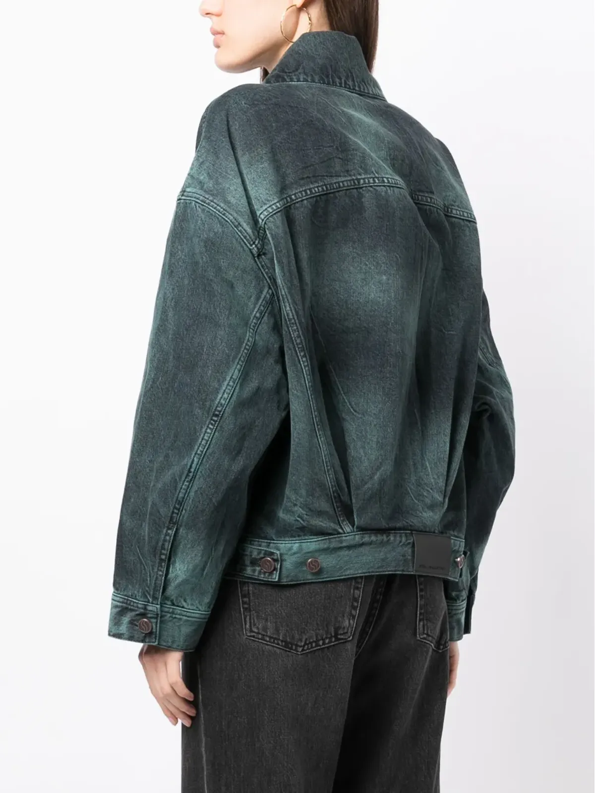 Stella McCartney デニムジャケット タイダイ オーバーサイズ - 画像4