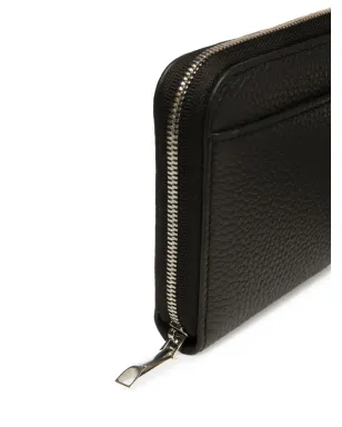 Bally ストライプエッジ レザー カードホルダー ブラック - サムネイル4