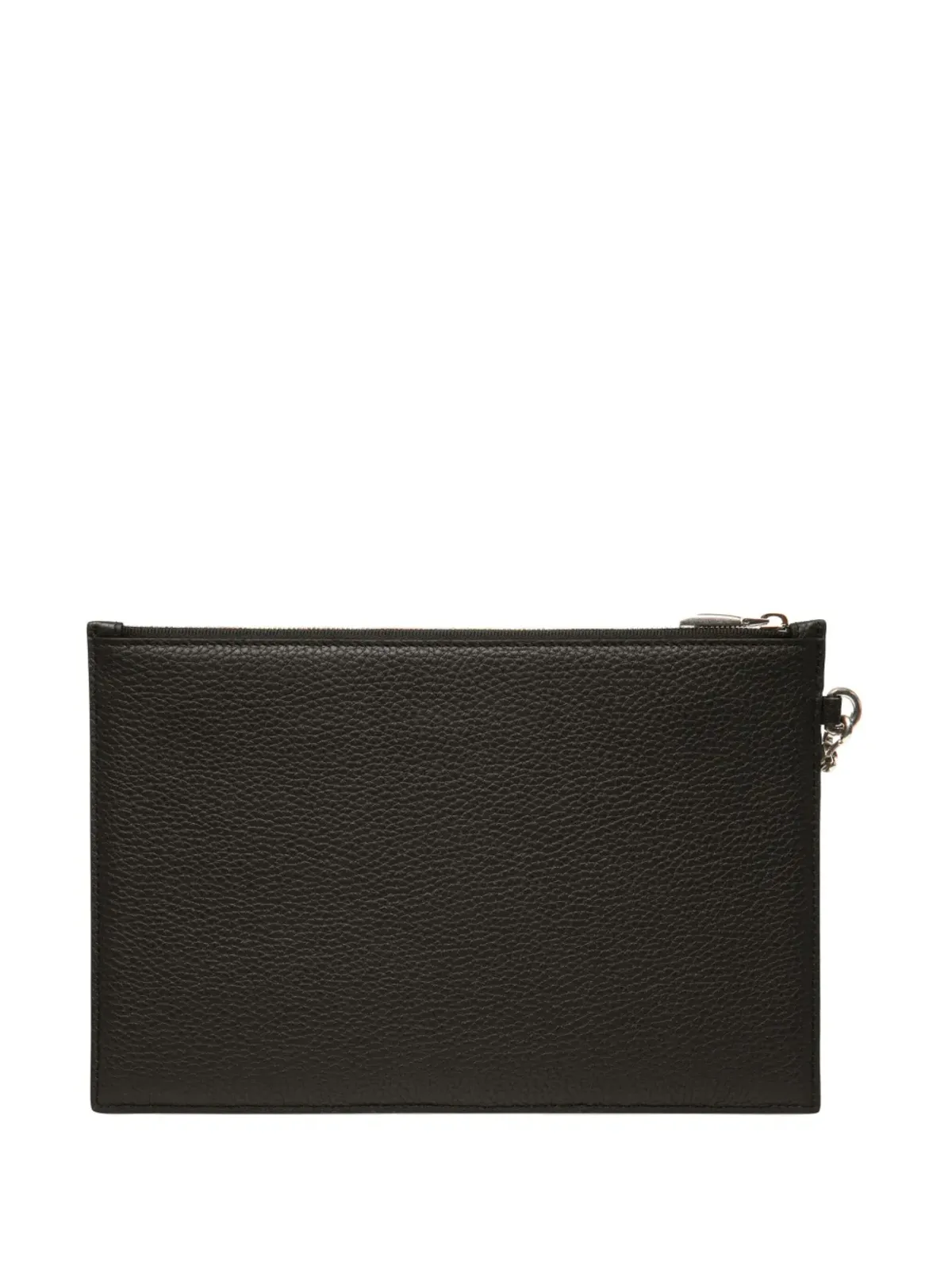 Bally リボン付きジップレザー・エンベロープウォレット（ブラック） - 画像2