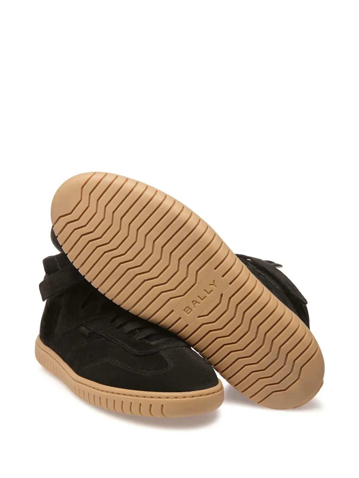 Bally プレイヤー スエード ハイカット スニーカー - ブラック - 画像4