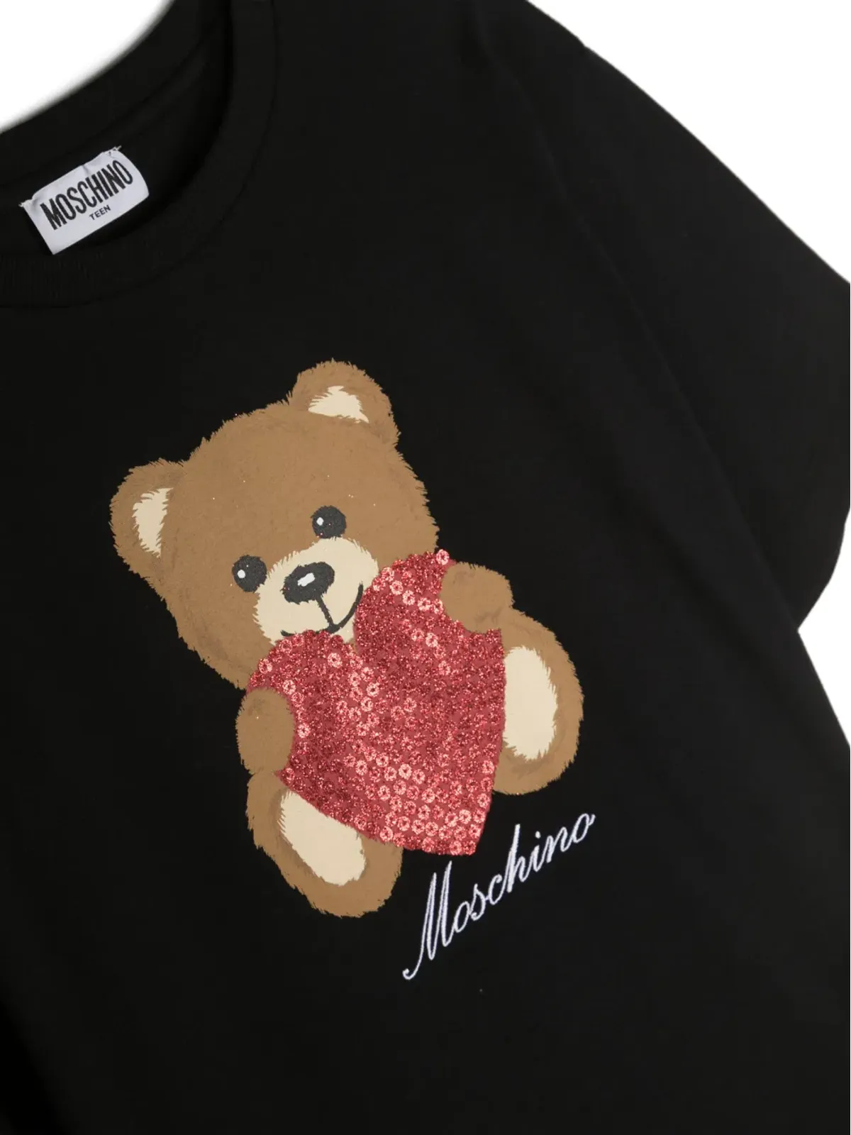 Moschino Kids テディベア柄Tシャツ - 画像3