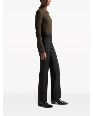 Bally プレスド・クリース モヘア混 テーラードパンツ（ブラック） - サムネイル3