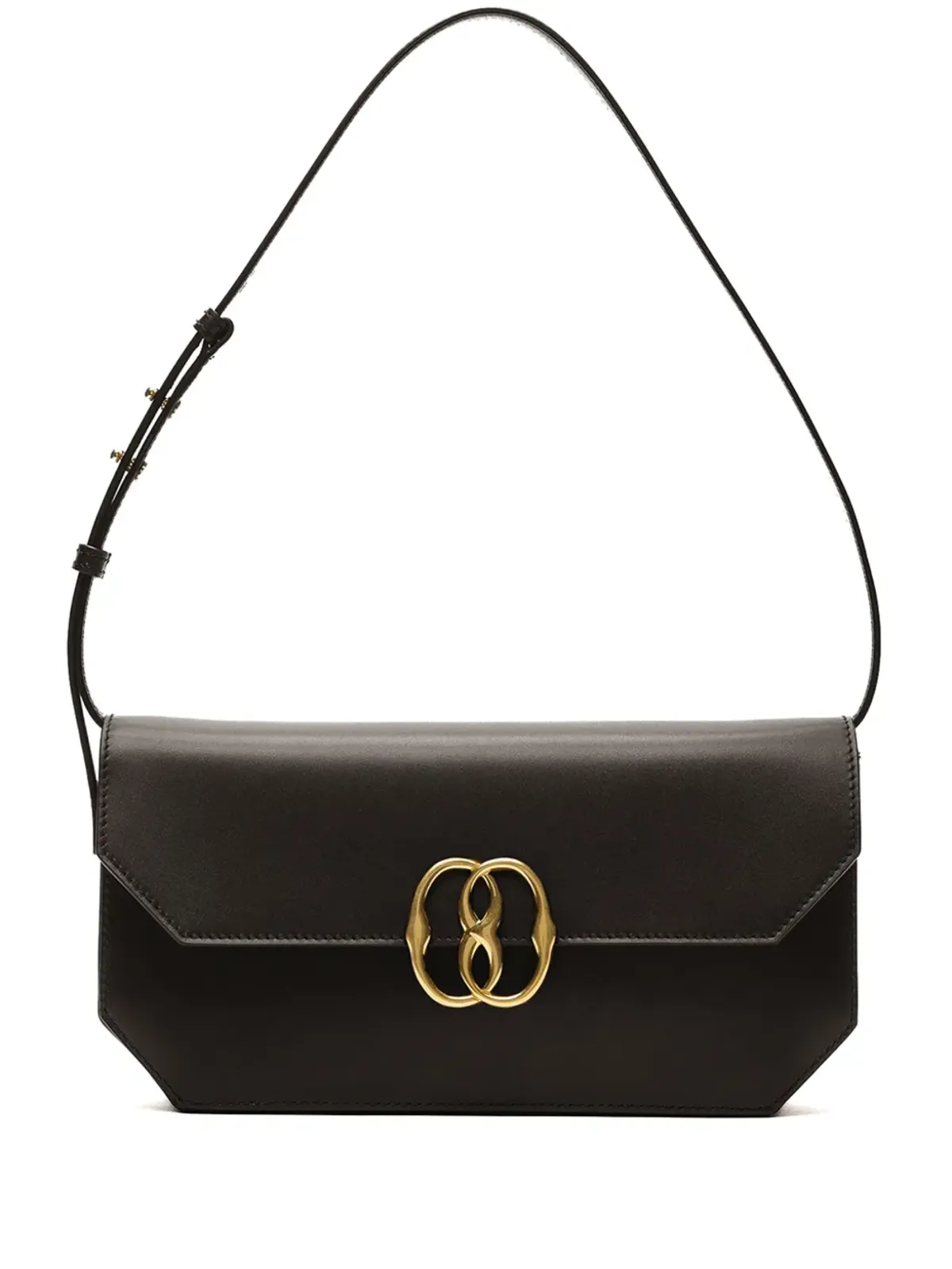 Bally エンブレム レザー ショルダーバッグ - 画像1