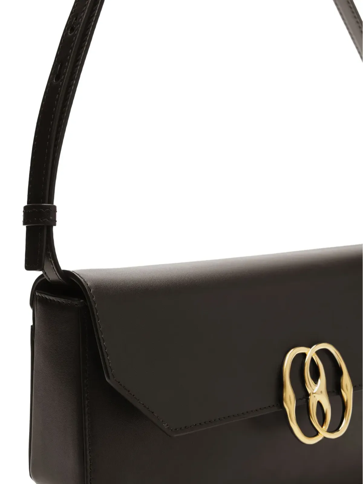 Bally エンブレム レザー ショルダーバッグ - 画像3