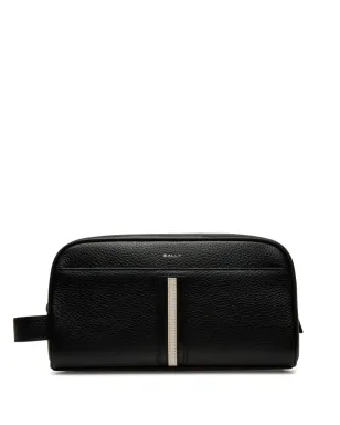 Bally ロゴプリント本革ウォレット ブラック - サムネイル1