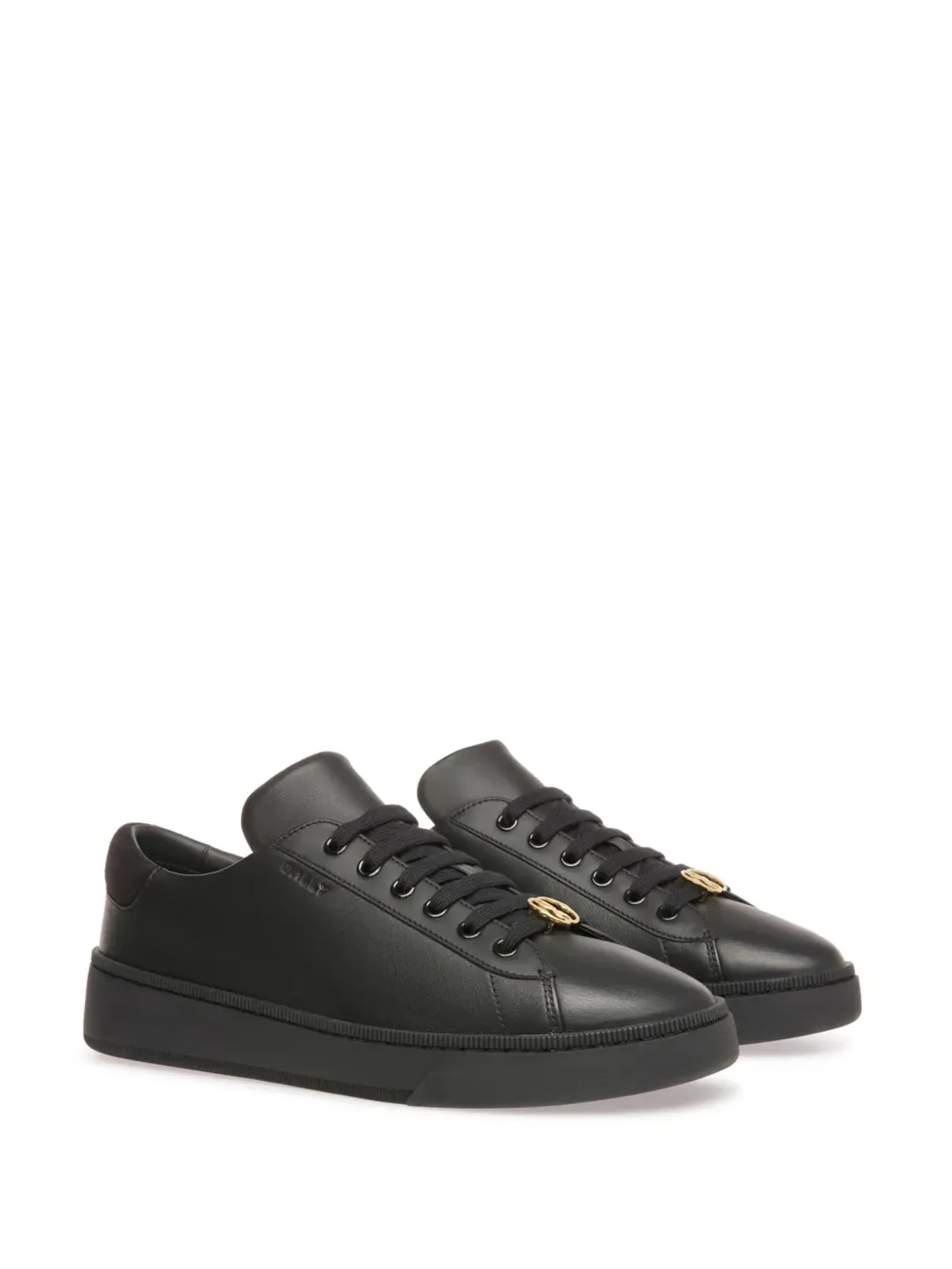 Bally Ryver レザー スニーカー ブラック - 画像2