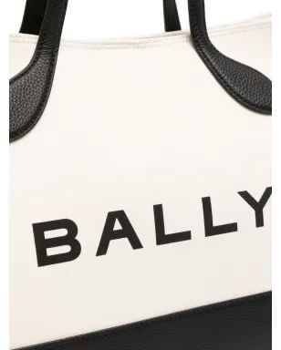 Bally バー ロゴプリント トートバッグ - サムネイル4