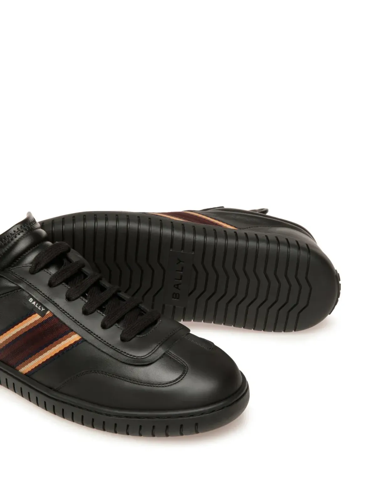 Bally パレル ストライプディテールスニーカー - 画像4