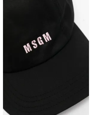 MSGM ロゴ刺繍コットンキャップ - サムネイル2