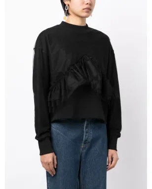 MSGM ラッフルドコットン スウェットシャツ - サムネイル3