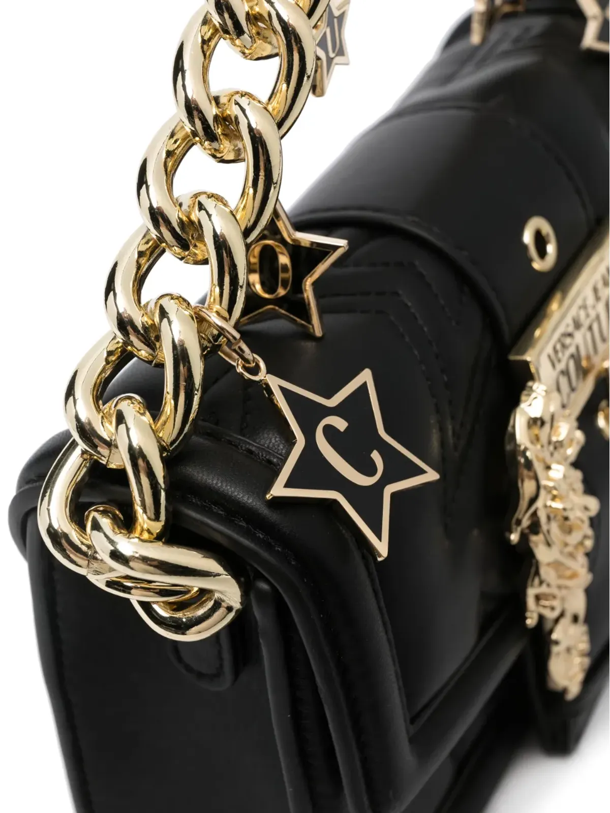 Versace Jeans Couture 星モチーフのフェイクレザートートバッグ - 画像5