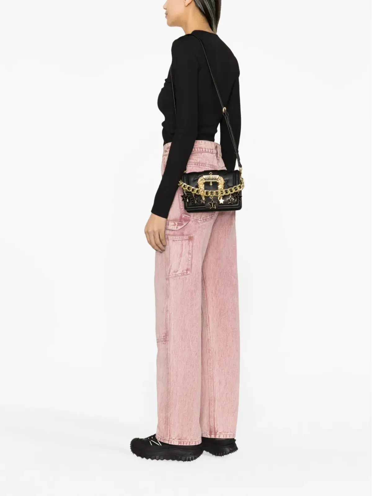 Versace Jeans Couture 星モチーフのフェイクレザートートバッグ - 画像2