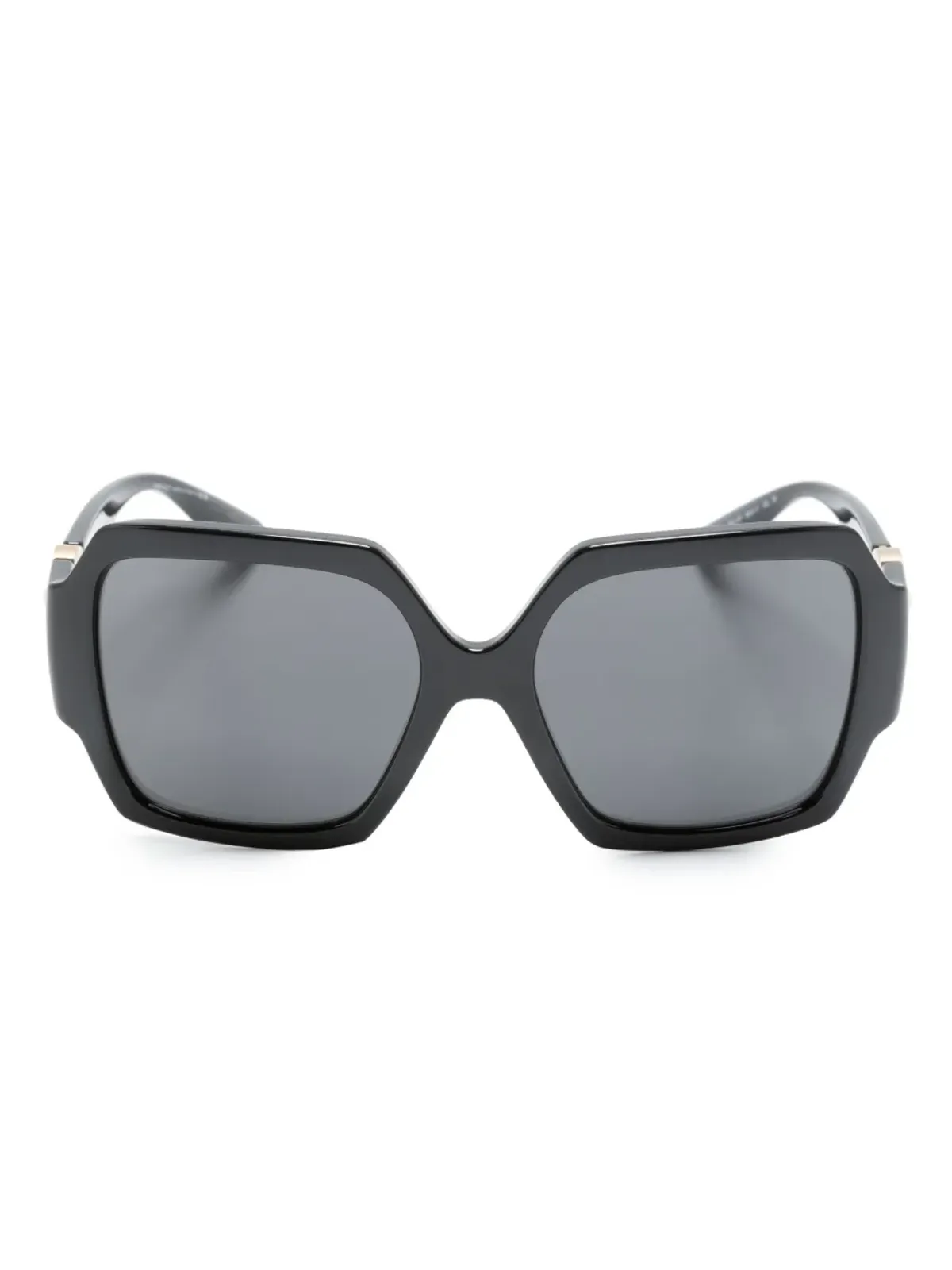 Versace Eyewear Medusa Runaway oversize-frame sunglasses - Black - 画像1