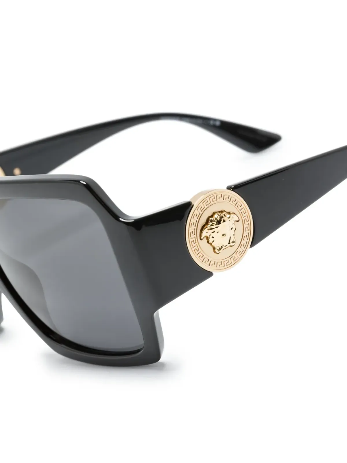 Versace Eyewear Medusa Runaway oversize-frame sunglasses - Black - 画像3
