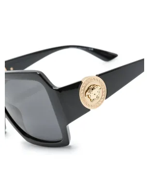 Versace Eyewear Medusa Runaway oversize-frame sunglasses - Black - サムネイル3