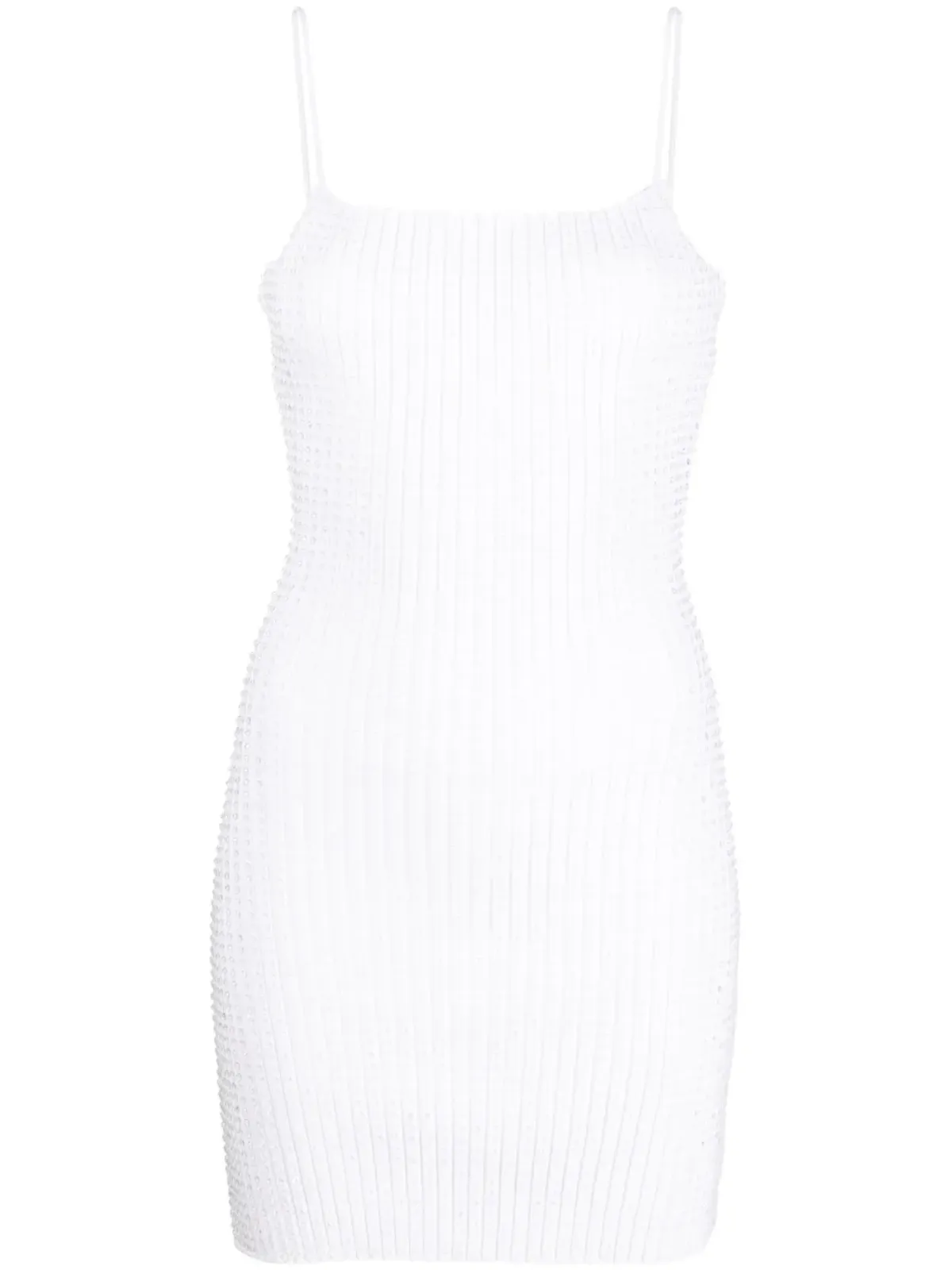 Alexander Wang クリスタル装飾ミニドレス - 画像1