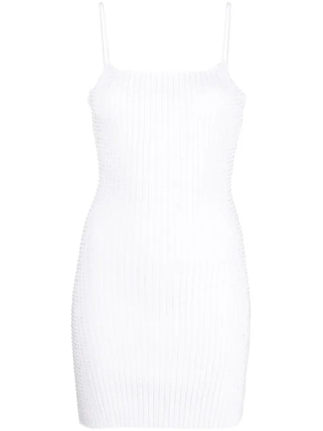 Alexander Wang Alexander Wang クリスタル装飾ミニドレスの商品画像