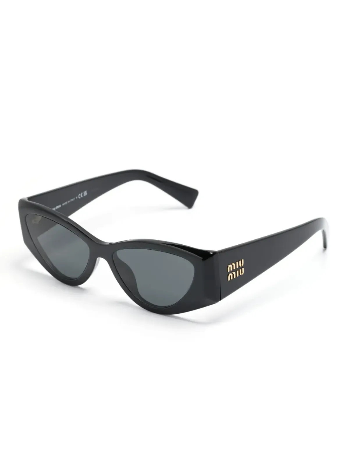 Miu Miu Eyewear キャットアイフレーム ロゴ サングラス - 画像2