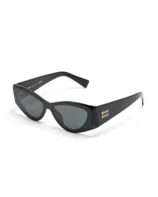 Miu Miu Eyewear キャットアイフレーム ロゴ サングラス - サムネイル2